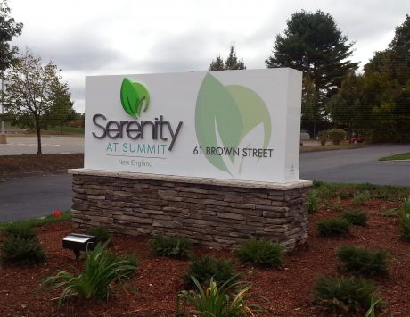 Serenity Monument Sign